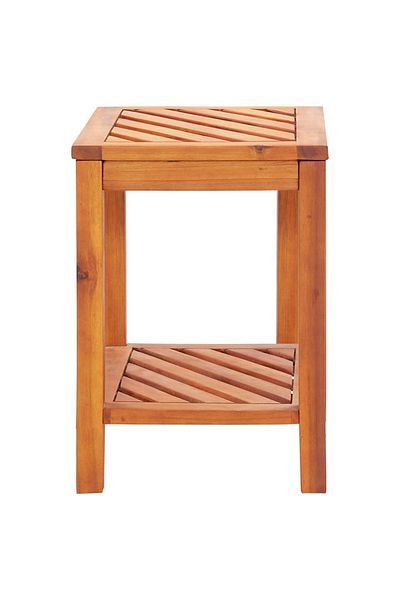 vidaxl Side Table Solid Acacia Wood 45x33x45 cm