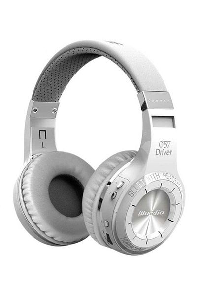 Generic Bluedio Over-Ear Stereo Bluetooth Headphones With Mic White