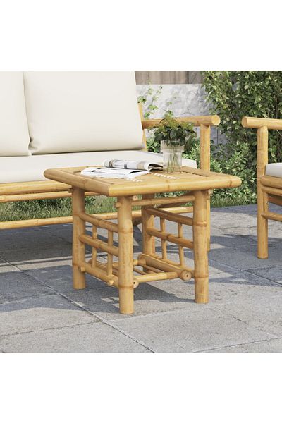 vidaxl Side Table 45x45x45 cm Bamboo