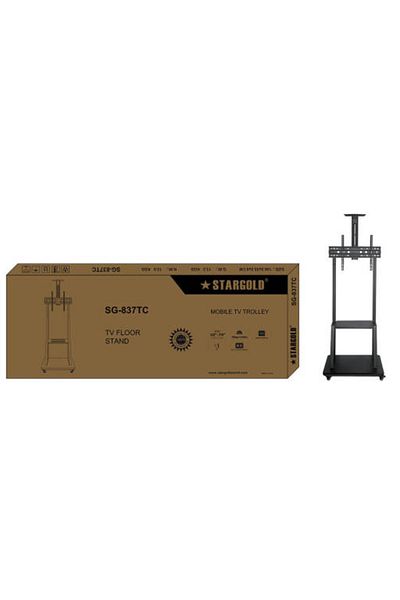 Generic STARGOLD TV Cart Bracket For Plasma/ LCD/ LED 32”-75” Maximum Hold Capacity 60kg,