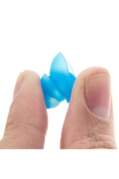 Generic مجموعة سدادات الأذن ومشبك الأنف عالية الجودة والمتينة من INTEX باللون الأزرق 55609
