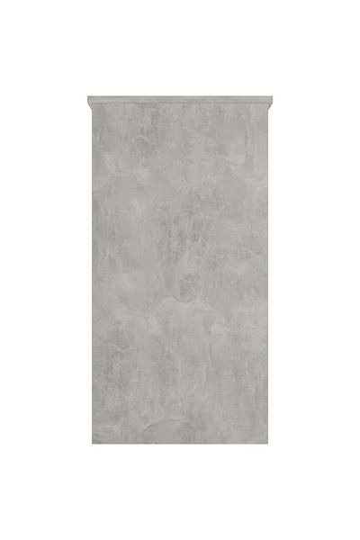 vidaxl Desk Concrete Grey 80x40x75 cm Engineered Wood
