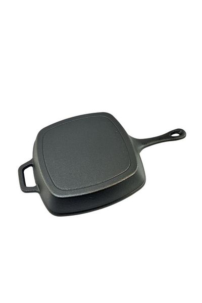 Generic PARFAIT Ergonomic Handle Cast Iron Square Shaped Grill Pan Black 44.5 x 26cm XG250