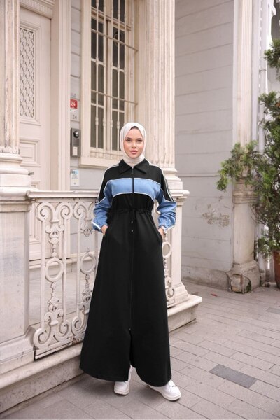 moda4b Γυναικείο αθλητικό καπέλο με κουκούλα και λεπτομέρεια από τζιν – Βαμβα...