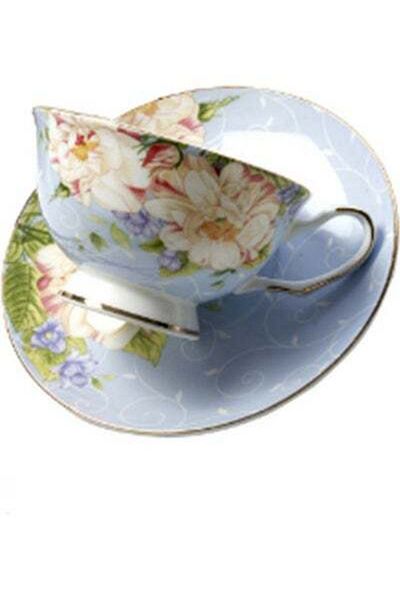 HALAMODO European Coffee Cup Blue