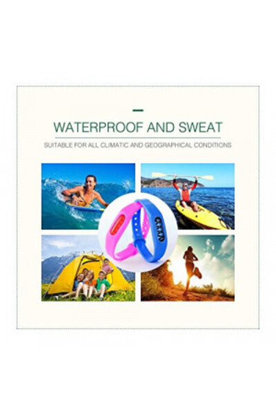 OEM Set 2 bratari anti-tantari din silicon, roz