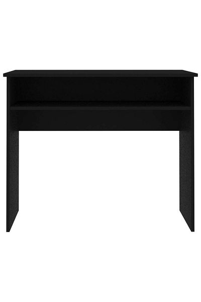vidaxl Desk Black 90x50x74 cm Engineered Wood