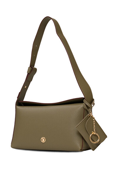 U.S. Polo Assn. Khaki Women's Shoulder Bag Us25541