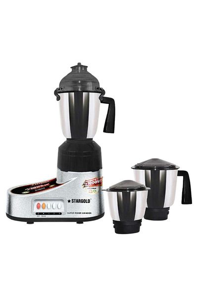 Generic STARGOLD 1000W 3-in-1 Mixer Grinder with Stainless Steel Jars – Juicer, Grinder & Blender, 220-240V