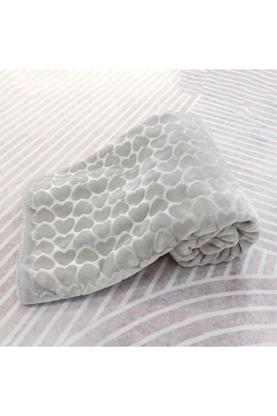 Generic STARGOLD Baby Blanket Cloudy 110x140cm – Ultra-Soft Lightweight All-Season Fleece in Elegant Grey