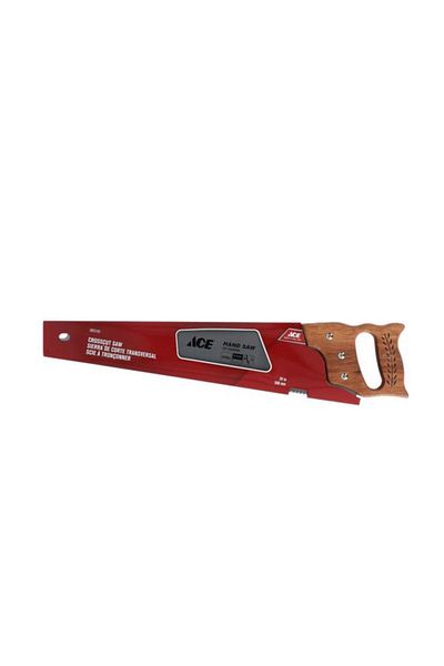 Generic منشار ACE 9-TPI للقطع المتقاطع للخشب الصلب المقسى والمُقسّى، فضي وبني، 508 مم، XM18010599