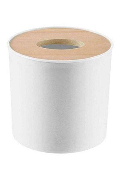 HALAMODO Paper Towel Dispenser White/Beige 13cm
