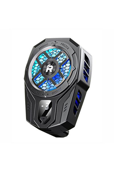 Remax Mena Icyzun Series Clamp Cooler for Phones and Tablets with Temperature Display, Cool RGB Ligh