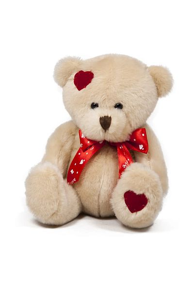 STIP PLUSH TEDDY BEAR 15CM CREAM