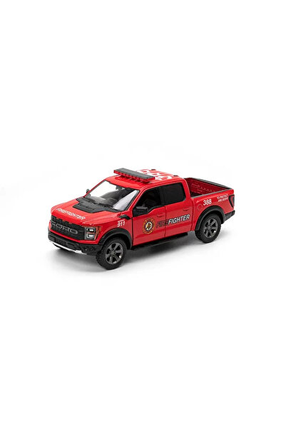 Kinsmart FORD F-150 RAPTOR POLICE/FIRE DEPARTMENT METAL CAR 13CM SCALE 1 TO 46