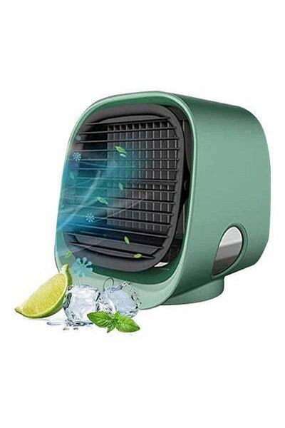 HALAMODO Portable Air Cooler Fan With Night Light 2 W Fan21826-2 Green