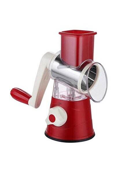 HALAMODO مبشرة خضراوات متعددة الوظائف، أحمر/أبيض، 24 × 12 × 19 سم