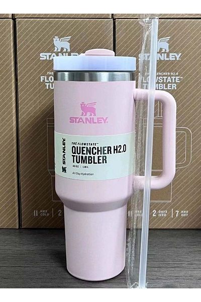 Stanley Quencher H2.0 FlowState Stainless Steel Vacuum Insulated Tumbler with Lid and Straw for Wate