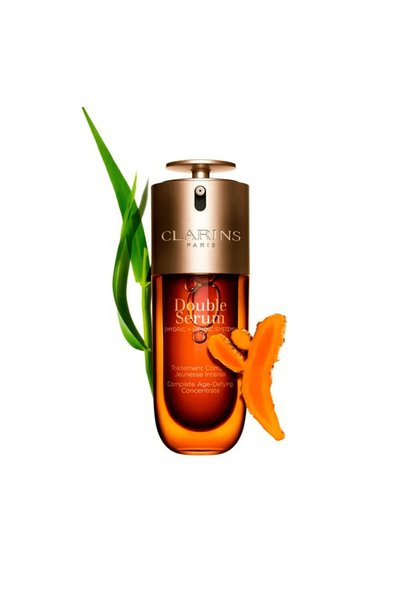 Clarins سيروم مركّز مزدوج للتحكم الكامل في علامات التقدم في السن من كلارنس - 75مل