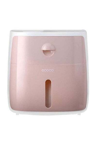 HALAMODO Wall-Mounted Tissue Dispenser White/Pink 23.2x14.5x22.6centimeter