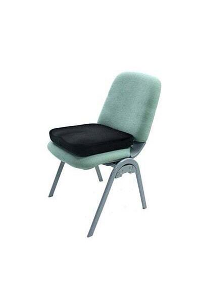 HALAMODO Rebound Chair Pad Black 40x40x6centimeter