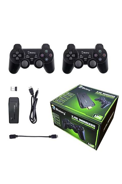 Blulory Al Taybeen Game Console with 32GB Memory and Over 3500 Arcade Games - with Wireless Controller