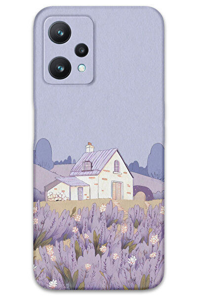 Gramaphone Realme 9 Pro Uyumlu Çiçek Desenli Telefon Kılıfı + Ekran Koruyucu ...