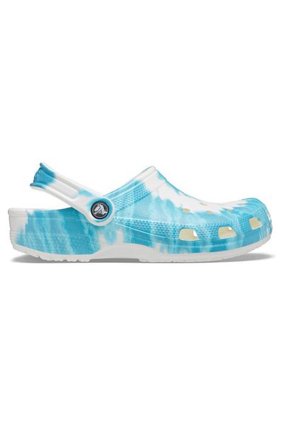 Crocs Classic Tie-Dye Graphic Clog 36-37 EU - M4/W6 US Light Blue - Digital Aqua