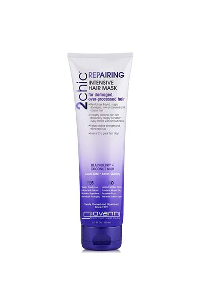 Giovanni Too Chic Intensive Repair Hair Mask, Blackberry & Coconut Milk, 150ml
