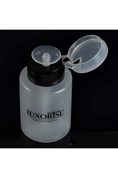 LUXORISE Recipient cu pompă pentru adjuvant lichid pentru unghii, 250 ml