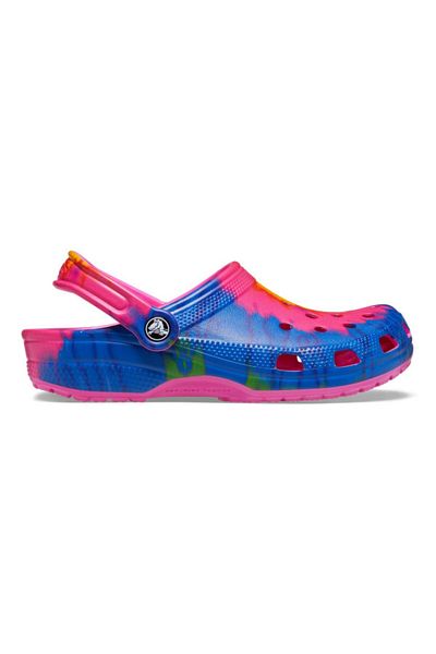 Crocs Clogs Crocs Classic Tie-Dye Graphic Clog 41-42 EU - M8/W10 US Pink - Electric Pink/Multi