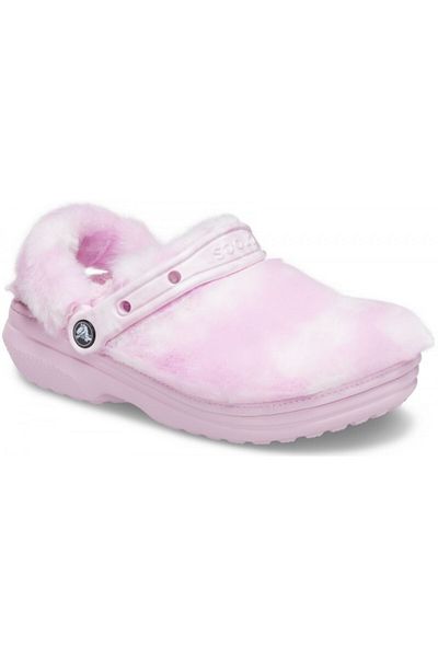 Crocs Classic Fur Sure Clogs 38-39 EU - M6/W8 US Light Pink - Ballerina Pink