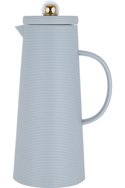Alsaif Gallery Royal Thermos 8 Al Saif Gallery, 1L, Glass Thermal Interior, Plastic Outer Structure - Light Gray