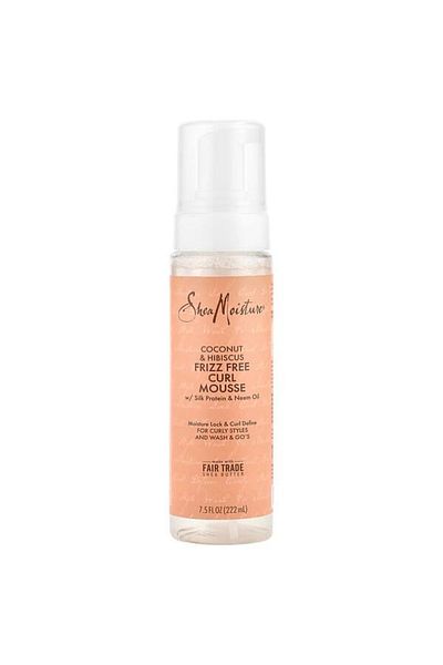 Shea Moisture Frizz-Free Curling Mousse, Coconut & Hibiscus (222 ml)