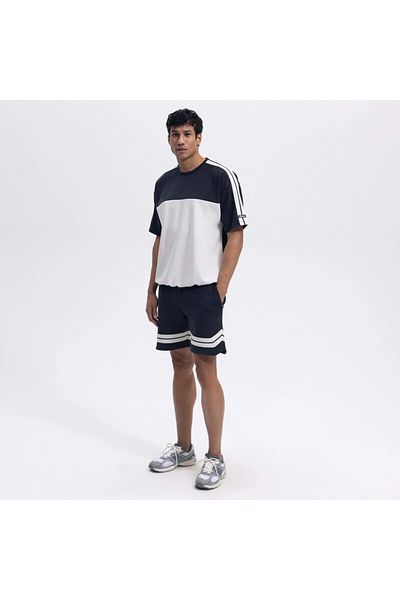 Ellesse Ανδρικό μαύρο μπλουζάκι Oversize – Em488-bk
