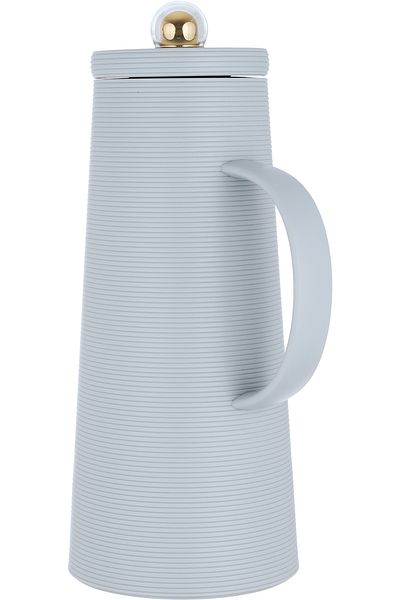 Alsaif Gallery Royal Thermos 8 Al Saif Gallery, 1L, Glass Thermal Interior, Plastic Outer Structure - Light Gray