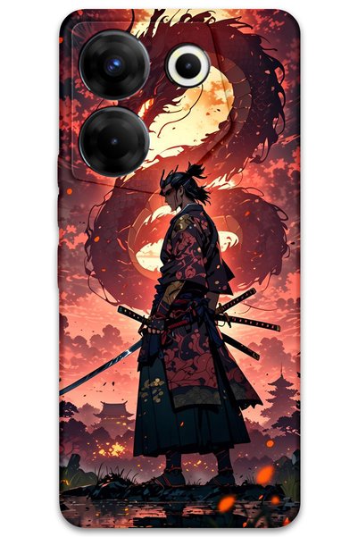 Gramaphone Tecno Camon 20 Pro 4g Compatible Anime Patterned Phone Case + Scre...