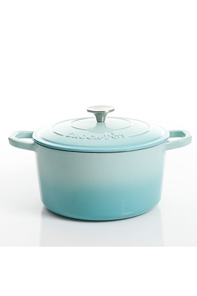 Crockpot® Vas de fontă emailată, 4.7L, rotund, bleu
