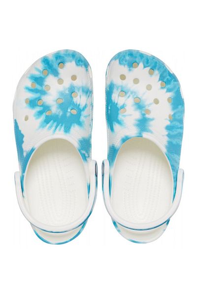 Crocs Classic Tie-Dye Graphic Clog 36-37 EU - M4/W6 US Light Blue - Digital Aqua