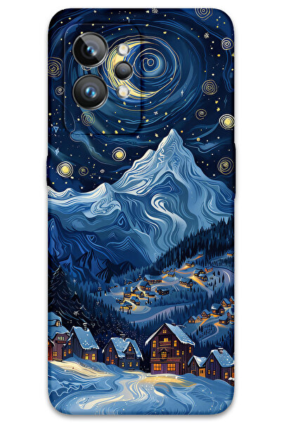 Gramaphone Realme GT 2 Pro Uyumlu Uzay Desenli Telefon Kılıfı + Ekran Koruyuc...