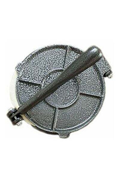 HALAMODO مكبس تورتيلا من الألومنيوم باللون الرمادي مقاس 8 بوصات