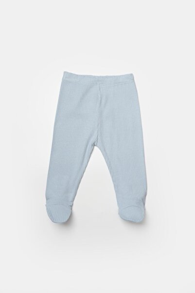 BabyCosy Organic Wear Set 4 piese:body, pantaloni, baveta si caciulita Bamboo, bleu, BabyCosy, 50% bumbac+50%bambus