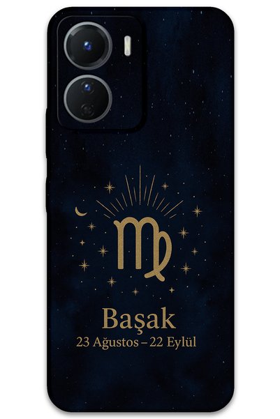 Gramaphone حافظة هاتف متوافقة مع Vivo Y16 بنمط Virgo + واقي شاشة - 5773