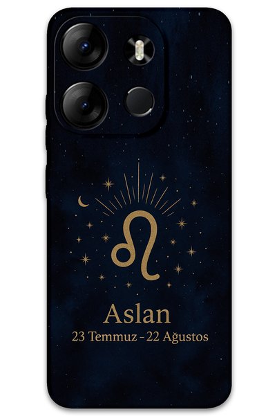 Gramaphone Tecno Spark Go 2023 Compatible Leo Pattern Phone Case + Screen Pro...