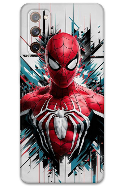 Gramaphone Galaxy Note 20 Uyumlu Spiderman Desenli Telefon Kılıfı + Ekran Kor...