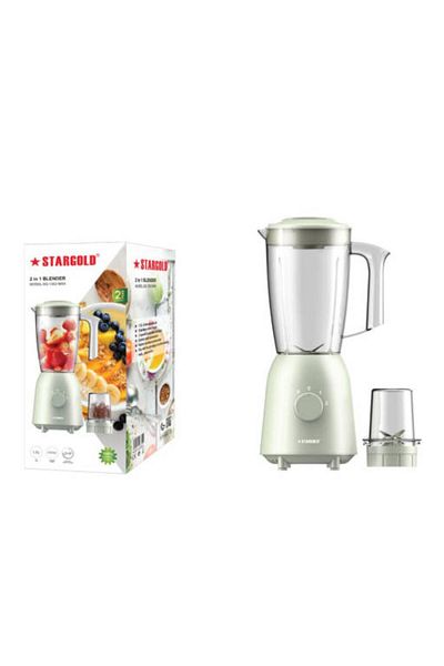 Generic STARGOLD 650W 2-in-1 Multi-Purpose Blender with 1.5L Jar & Grinder – Pulse Function, Easy Clean