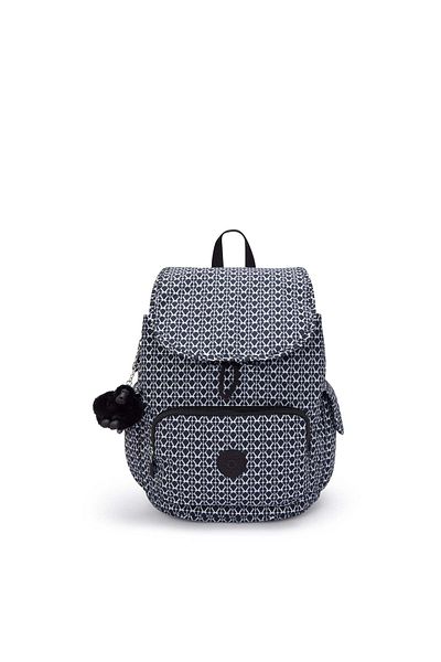 Kipling Small Backpack Female Signature Print City Pack S