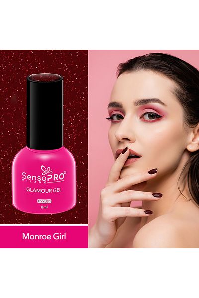 SensoPRO Milano Ojă semipermanentă Glamour Gel 8ml, Monroe Girl #70