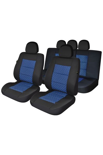 SMARTIC Huse scaune auto, Premium Lux, 11 piese, compatibile airbag, rabatabile, 3 straturi de material