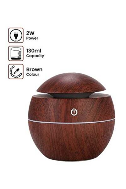 HALAMODO فواحه مع أضواء LED ملونة Dlc-2944 بني